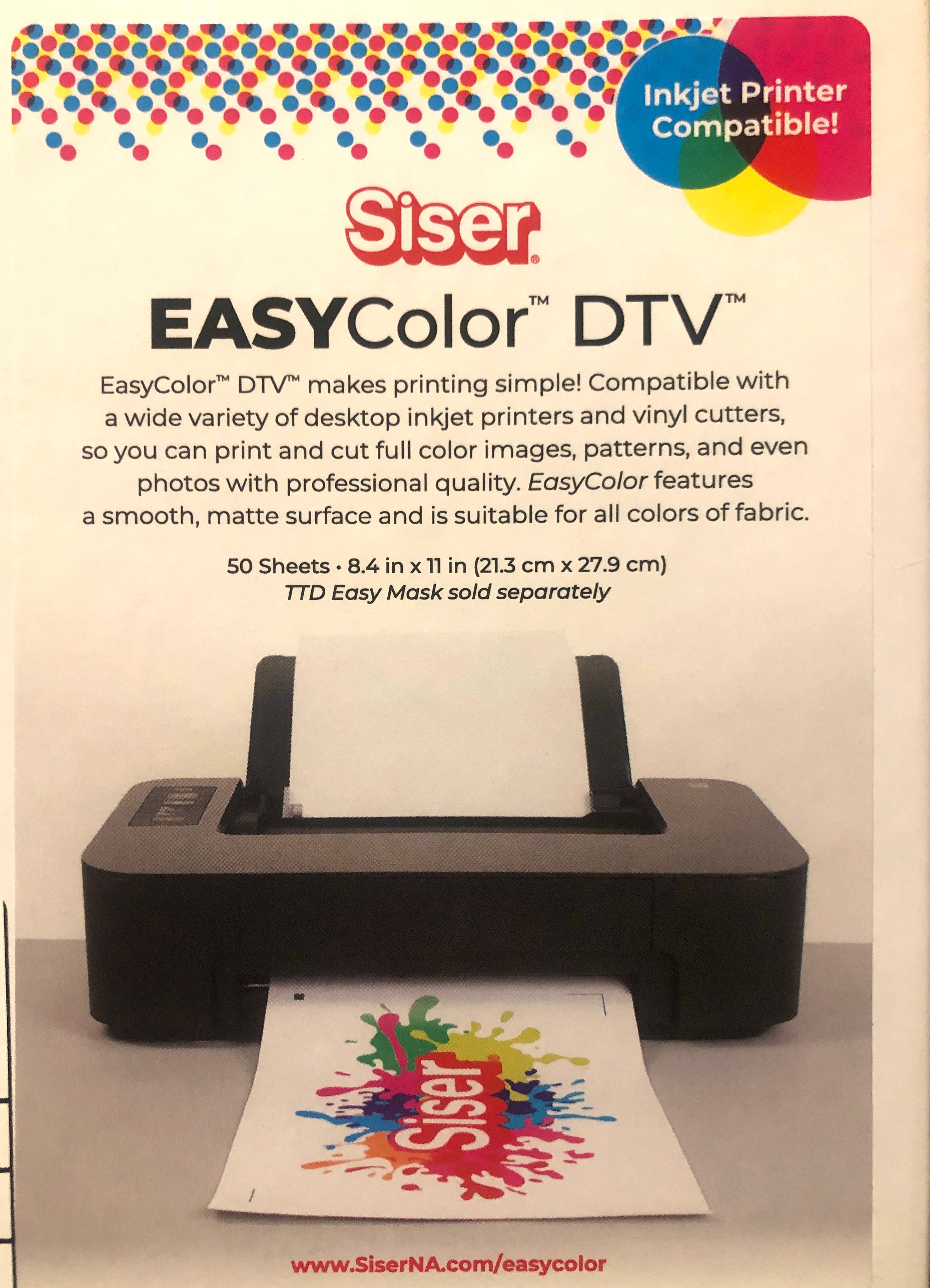 Siser EasyColor DTV 8.4 x 11